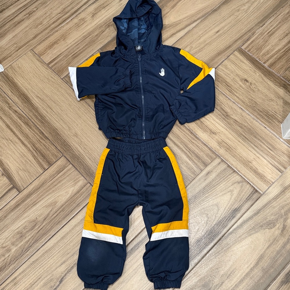 Body Glove Navy and Yellow Tracksuit 2 T